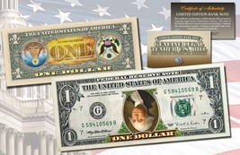 INVERTED ONE DOLLAR $1 US Bill Legal Tender COLORIZED 2-Sided UPSIDE DOW... - $13.98