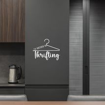 I&#39;d Rather be Thrifting Vinyl Decal Sticker Custom Wall Mural Art Decor ... - $9.79