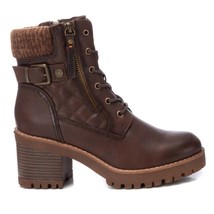 Xti women&#39;s casual heeled booties in Brown - $130.00