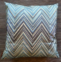 Missoni Home Janet Embroidered Zig Zag Cushion or Pillow, color 170 v1 - £141.58 GBP