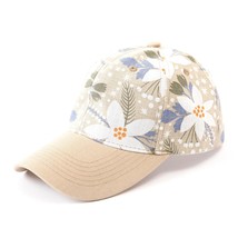 Summer Flower Print Baseball Cap for Female   Beach Fashion Outdoor screen  Hats - £89.80 GBP