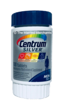 Centrum Silver Men 50+ Multi Vitamin + Mineral 100 tablets each 12/2025 FRESH!! - $15.88