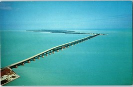 Aerial View Postcard Bahia Honda Bridge Key West Florida - £5.49 GBP
