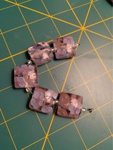 Handmade Pink purple glass lampwork beads - New - £12.01 GBP