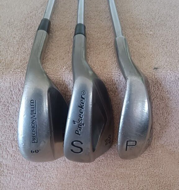 TZ GOLF - Pinseeker P, S, Ray Cook 60* Wedge SET Steel Shafts Right Handed - $60.43