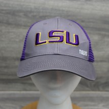 Captivating Hat Mens Adjustable Purple Snap Back Cap Casual LSU Louisiana State - £18.18 GBP