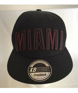 Kbethos Miami Red And Black Snapback Hat NEW W Label  Premium - $13.52 CAD