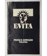Evita Prince Edward Theatre Program May 1980 - £6.26 GBP