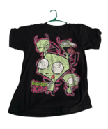 Vintage Style Nickelodeon INVADER ZIM GIR T-Shirt MENS MEDIUM - $348.48 MXN