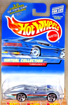 2000 Hot Wheels #129 Virtual Collection Cars TURBOLENCE Silver w/Gray Engine - £6.68 GBP