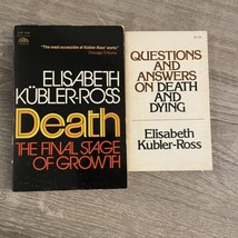 Elisabeth Kubler-Ross 2 Book Lot On Death And Dying On Final Stage Of Growth - £10.20 GBP