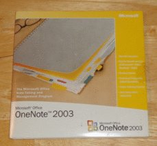Microsoft Office OneNote 2003 Software with CD Key - £9.44 GBP