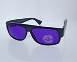 Black Locs Sunglasses Purple Lens Mad Doggers Cholo Lowrider OG Gafas Sh... - $9.49