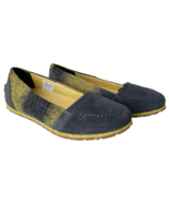 Sorel Yaquina Moc Toe Flats Grill Grey Yellow Curry Suede/Wool in Box - ... - $56.95
