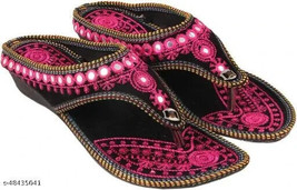 Punjabi women jutis mojaris Indian Free shipping Chappal Sandal Flip Flop 5 - $403.81 MXN