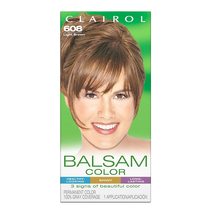New Clairol Balsam Permanent Hair Color, 608 Light Brown - $9.99