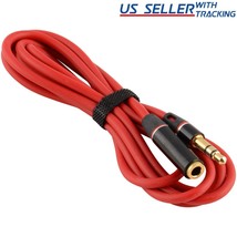 5X 4Ft 3.5Mm 1/8&quot; Stereo Audio Aux Headphone Cable Extension Cord M To F... - £11.78 GBP