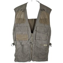 TRAVELSMITH Vest Mens Medium Safari Jacket with Pockets Fishing Hunting ... - $29.72