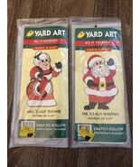 1998 DIY Yard Art Pattern Christmas Holiday Santa / Mrs Claus 28"x47" - $17.99