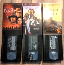 Vhs Kevin Costner Lot 3- Bull Durham, Open Range, Message In A Bottle - £2.96 GBP