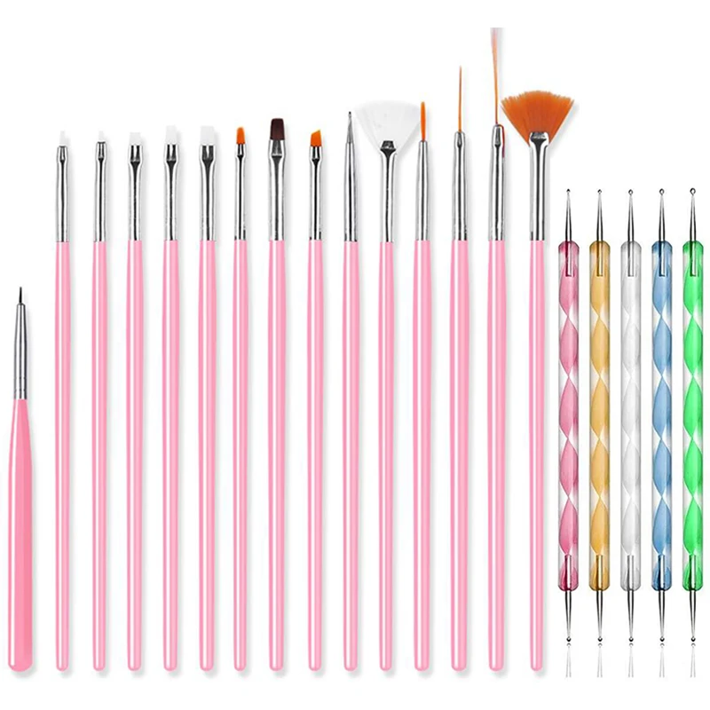 Nail Brush For Manicure Set Nail Art Accessories Tools Kits Nail Brush Pen - $15.82+