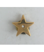 Vintage Star With Jewel Center Gold Tone Lapel Hat Pin - $11.46 CAD