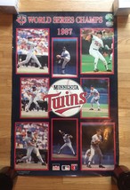 1987 Minnesota Twins World Series Champs Poster 22" x 34"