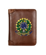 República Federativa do Brasil Cover Genuine Leather Men Wallet Classic ... - £47.14 GBP