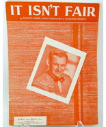 It Isn&#39;t Fair Sheet Music Piano Voice Ukulele 1933 Vintage Sammy Kaye US... - $12.86