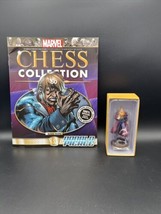 Marvel Eagle Moss Chess Piece Donald Pierce #60 (Black Pawn) With Magazine - $32.74