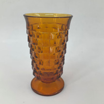 Colony Whitehall Gold Amber Iced Tea Goblets Glasses Amber Harvest Cubist - £6.28 GBP