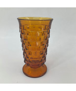Colony Whitehall Gold Amber Iced Tea Goblets Glasses Amber Harvest Cubist - £6.36 GBP