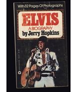 ELVIS A BIOGRAPHY by Jerry Hopkins * 1975 warner paperback with photos - $9.41