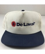 Trucker Style Hat De Lavar Blue White Farm Vintage - £11.84 GBP
