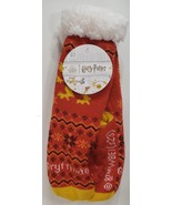 Harry Potter Gryffindor Sherpa Lined Non-Slip Slipper Socks Multicolor O... - £17.98 GBP