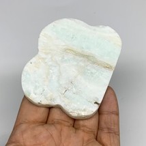 86.6g, 2.9&quot;x2.3&quot;x0.3&quot;, Natural Caribbean Calcite Cloud Crystal @Afghanistan, B31 - £17.30 GBP