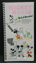 Mickey Mouse Words Book Learn Japanese Walt Disney Co Seika Note Hercules School - £7.53 GBP