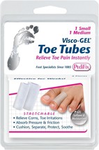 Pedifix Visco-gel All-gel Toe/finger Tubes - Mixed, 2-Count (Pack of 2) - £26.36 GBP