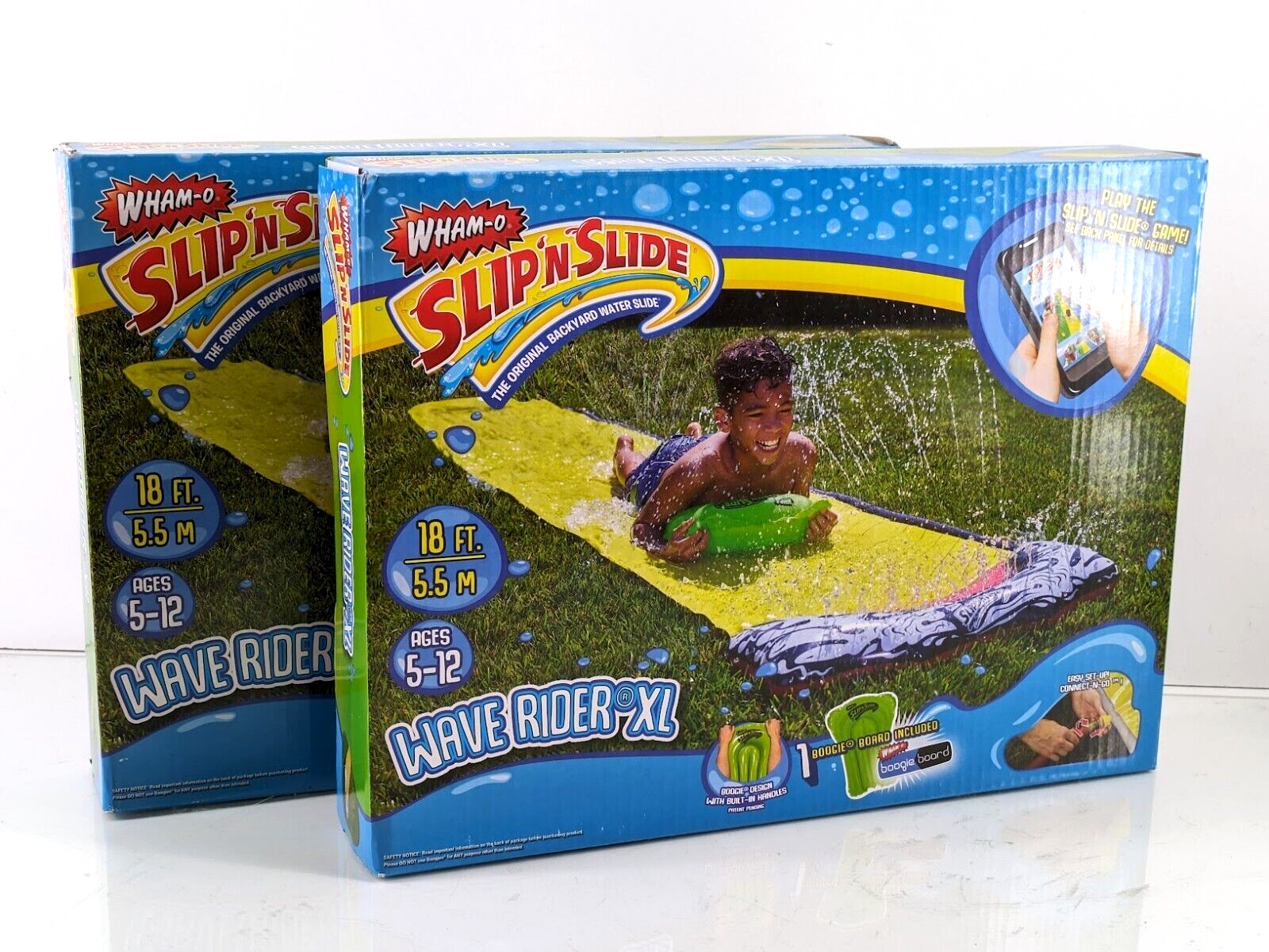 Wham-O Slip &#39;N Slide Wave Rider XL Backyard Water  Slide 18 FT/ 5.5M Pac... - $29.50