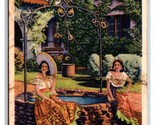 Senioritas at Wishing Well Hotel Agua Caliente Tijuana Mexico WB Postcar... - $4.90