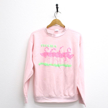 Vintage Florida Flamingos Sweatshirt Medium - £43.97 GBP