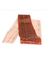 Elaphe Carinata Snake Leather Snakeskin Craft Supply Unbleached Reddish ... - $14.56+