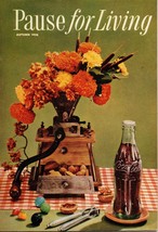 Coca Cola Pause for Living Magazine Autumn 1956 Share the Fare - $6.79