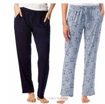 Lucky Brand New Women&#39;s Size Small 2 Pack Straight Leg Lounge Pant Pockets - £15.79 GBP