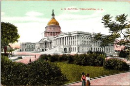 Washington D.C. U.S. Capitol 1907-1915 Antique Postcard - £6.03 GBP