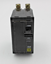 Square D 20 amp 2 Pole 10KA Bolt-on Circuit Breaker #JB2 - $27.75
