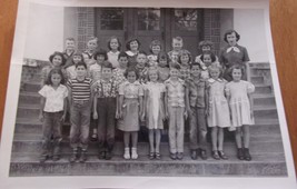 Pennsylvania Elementary School 2nd Grade Beaumont Texas 1952 Black &amp; White  - £4.68 GBP