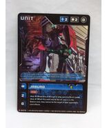 Foil Rare Jaburo Gundam War CCG Card U-E14 - $315.18 MXN