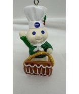 Toboggan Fun Danbury Mint Pillsbury Doughboy Glitter Ornament - $34.66 CAD
