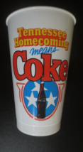 Coca Cola Tennessee Homecoming Hard Plastic Cup 1986 18oz - $0.99